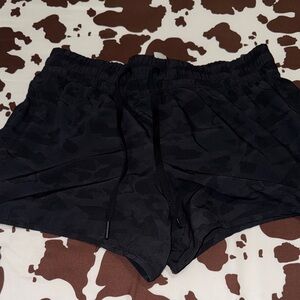 Black Camouflage Women's Shorts